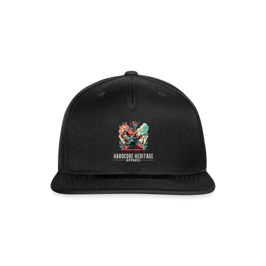 Rock Devil Snapback - black