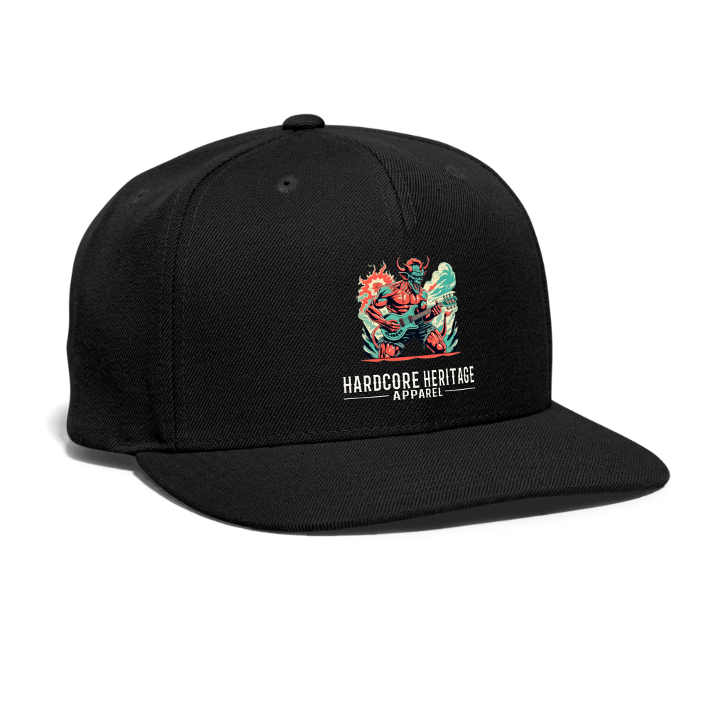 Rock Devil Snapback - black