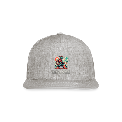 Rock Devil Snapback - heather gray