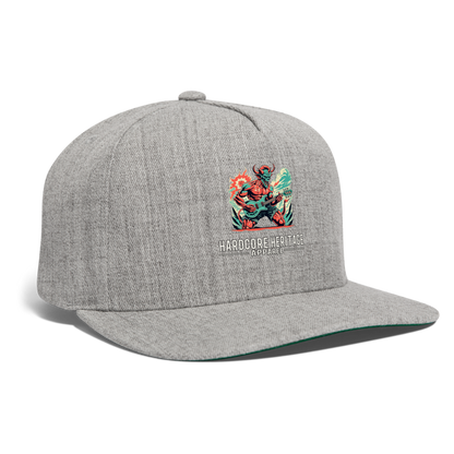 Rock Devil Snapback - heather gray