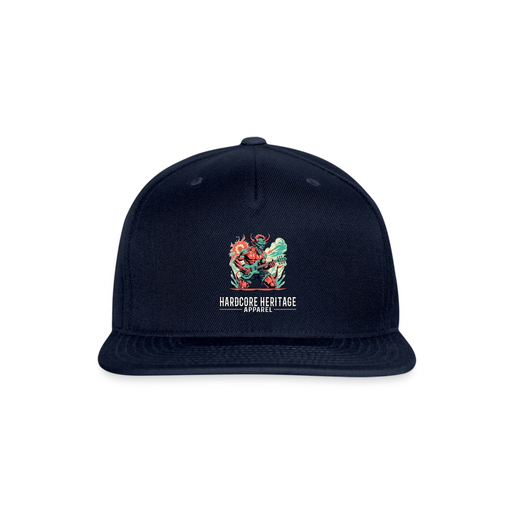 Rock Devil Snapback - navy