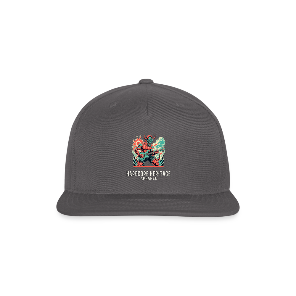 Rock Devil Snapback - dark grey