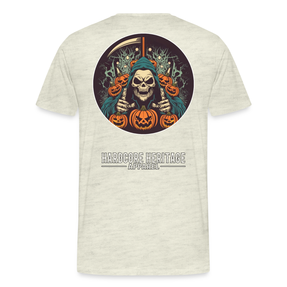 Jack-O-Reaper Tee - heather oatmeal