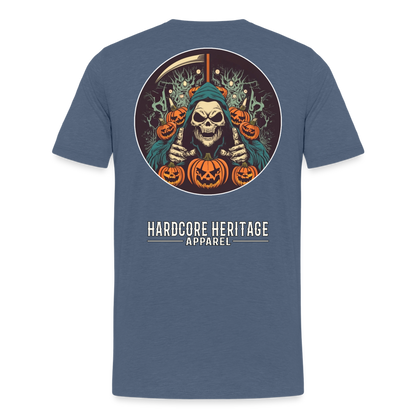 Jack-O-Reaper Tee - heather blue