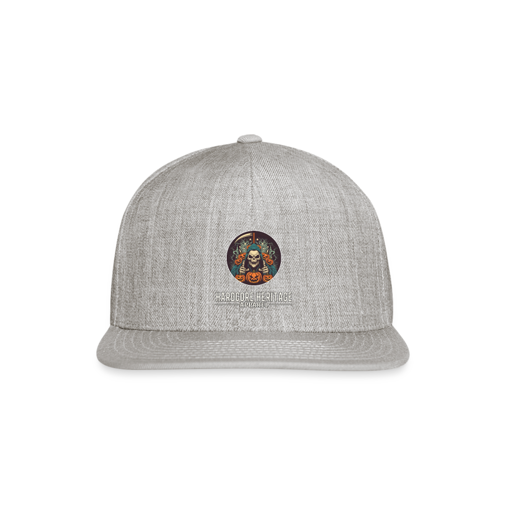 Jack-O-Reaper Snapback - heather gray