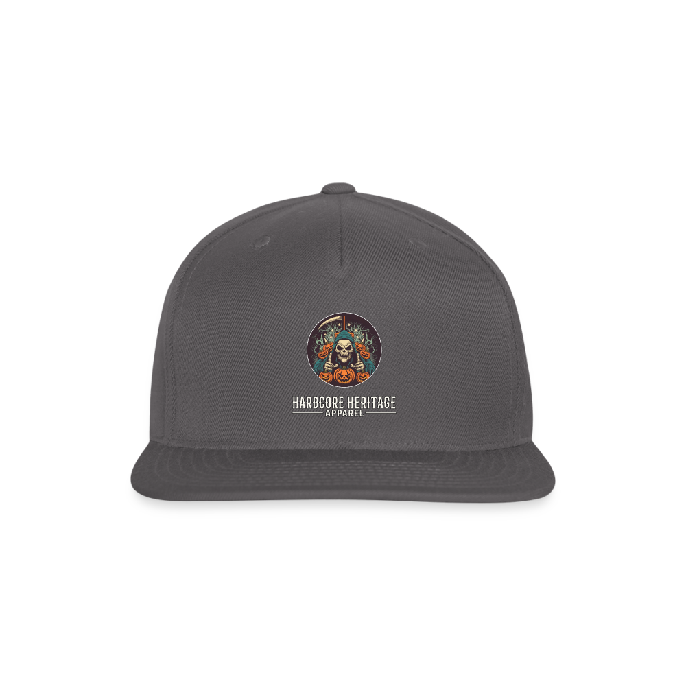 Jack-O-Reaper Snapback - dark grey