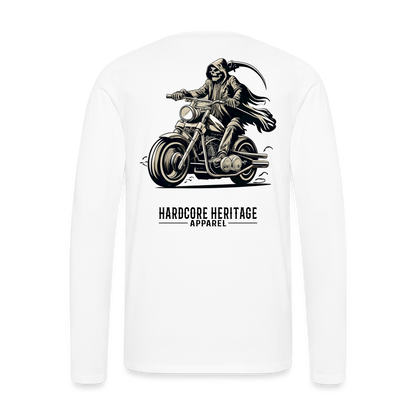 Reaper MC Long Sleeve Tee - white