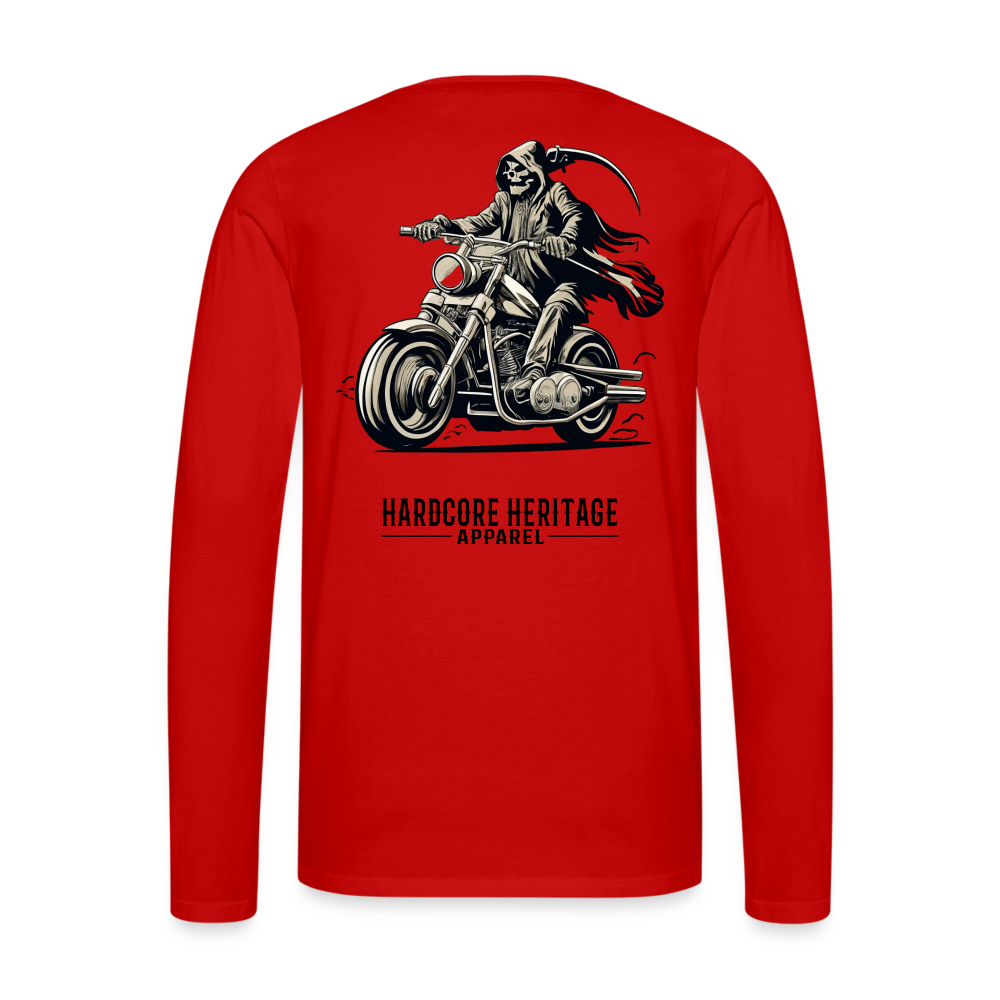 Reaper MC Long Sleeve Tee - red