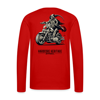 Reaper MC Long Sleeve Tee - red