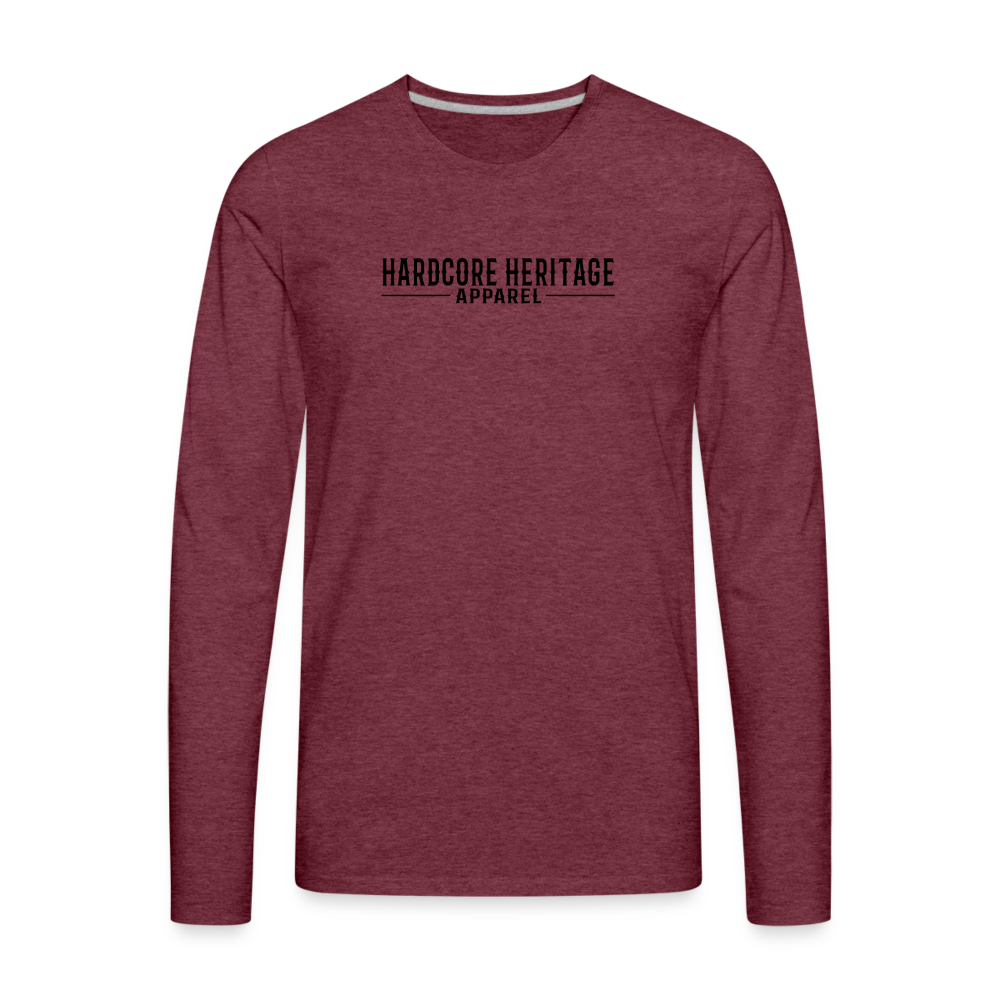 Reaper MC Long Sleeve Tee - heather burgundy