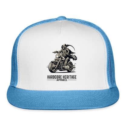 Reaper MC Trucker Hat - white/blue