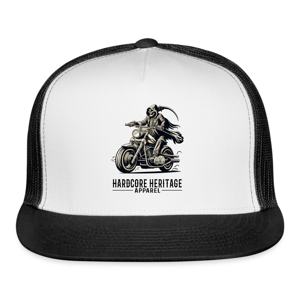 Reaper MC Trucker Hat - white/black