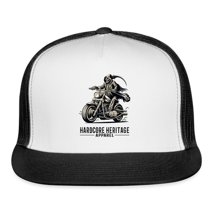 Reaper MC Trucker Hat - white/black