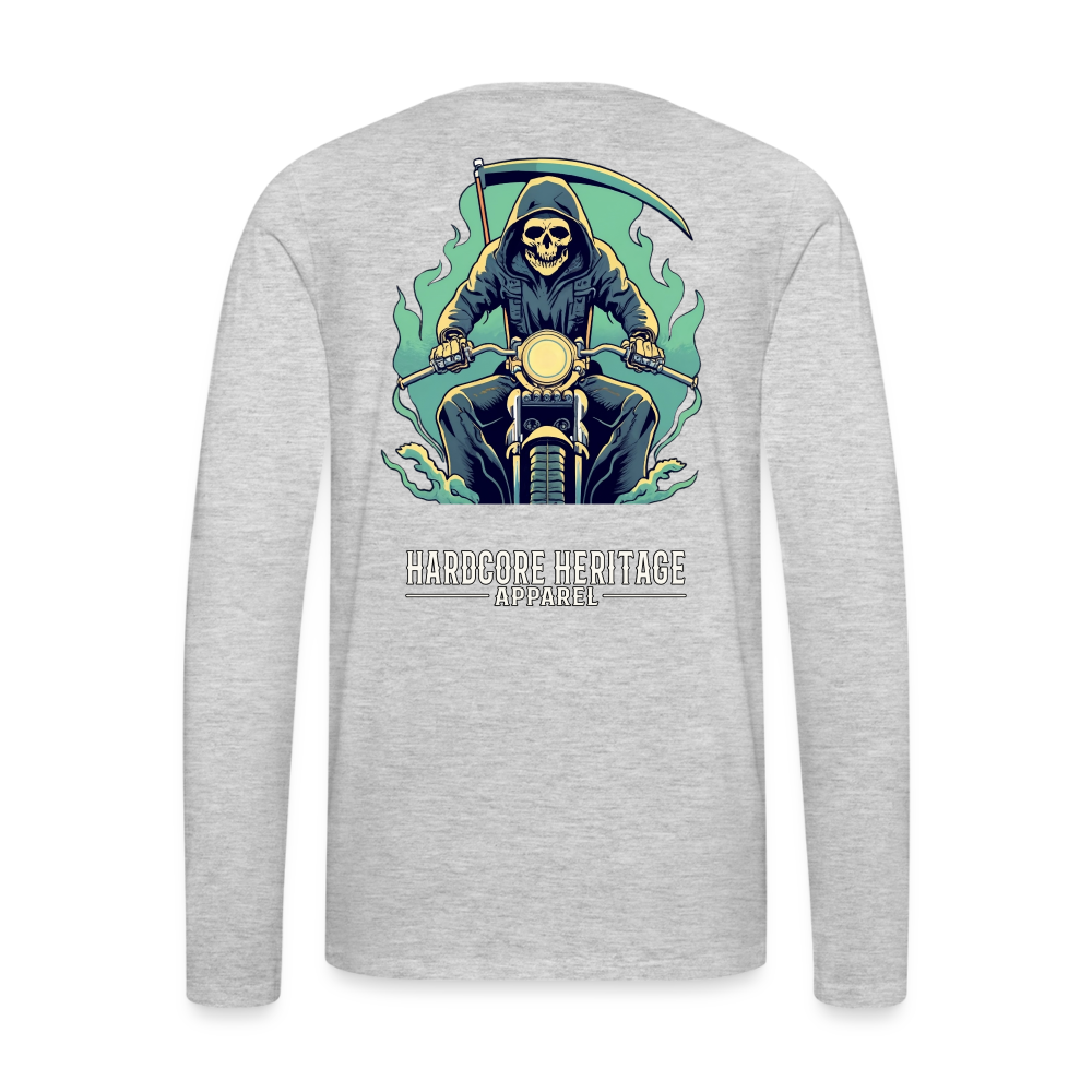 Reaper MC v2 Long Sleeve Tee - heather gray