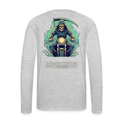 Reaper MC v2 Long Sleeve Tee - heather gray