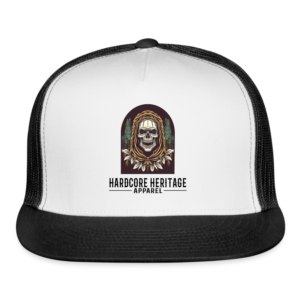 Warlock Trucker Hat - white/black