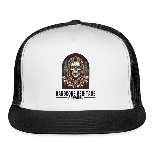 Warlock Trucker Hat - white/black