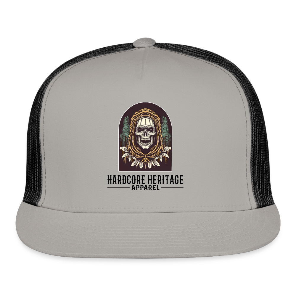 Warlock Trucker Hat - gray/black