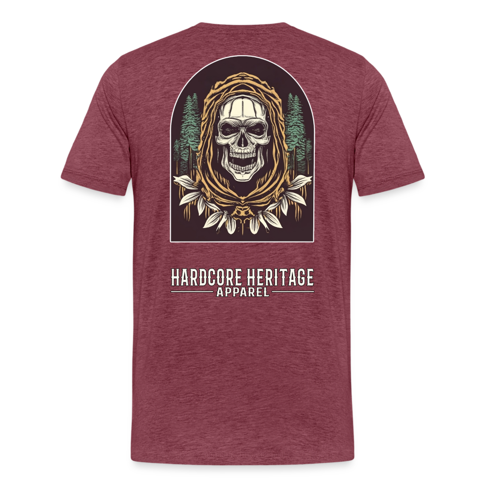 Warlock Tee - heather burgundy