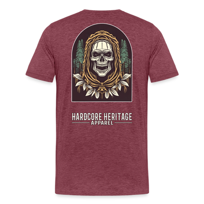 Warlock Tee - heather burgundy