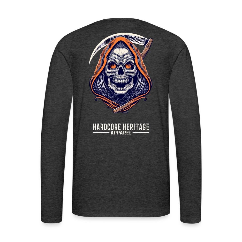 Messenger of Death Long Sleeve Tee - charcoal grey