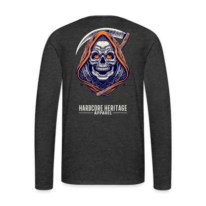 Messenger of Death Long Sleeve Tee - charcoal grey