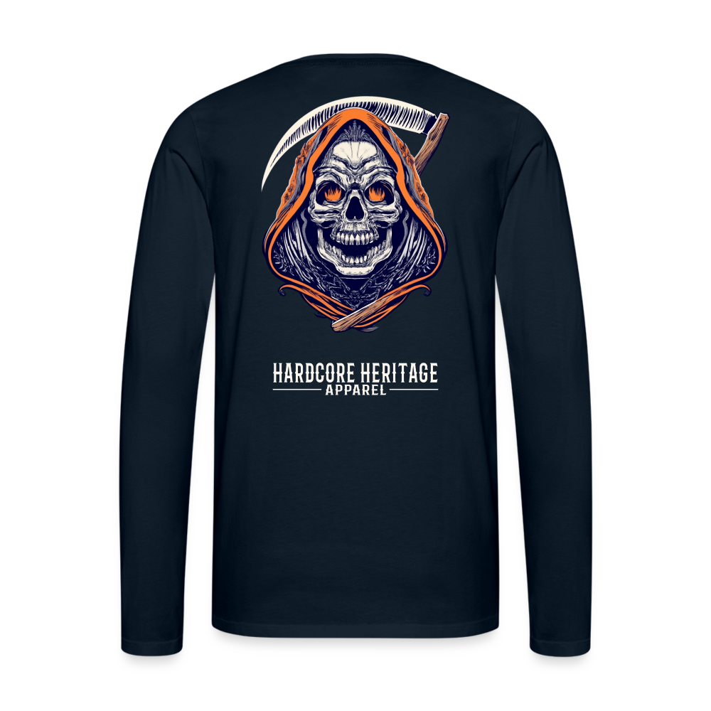 Messenger of Death Long Sleeve Tee - deep navy