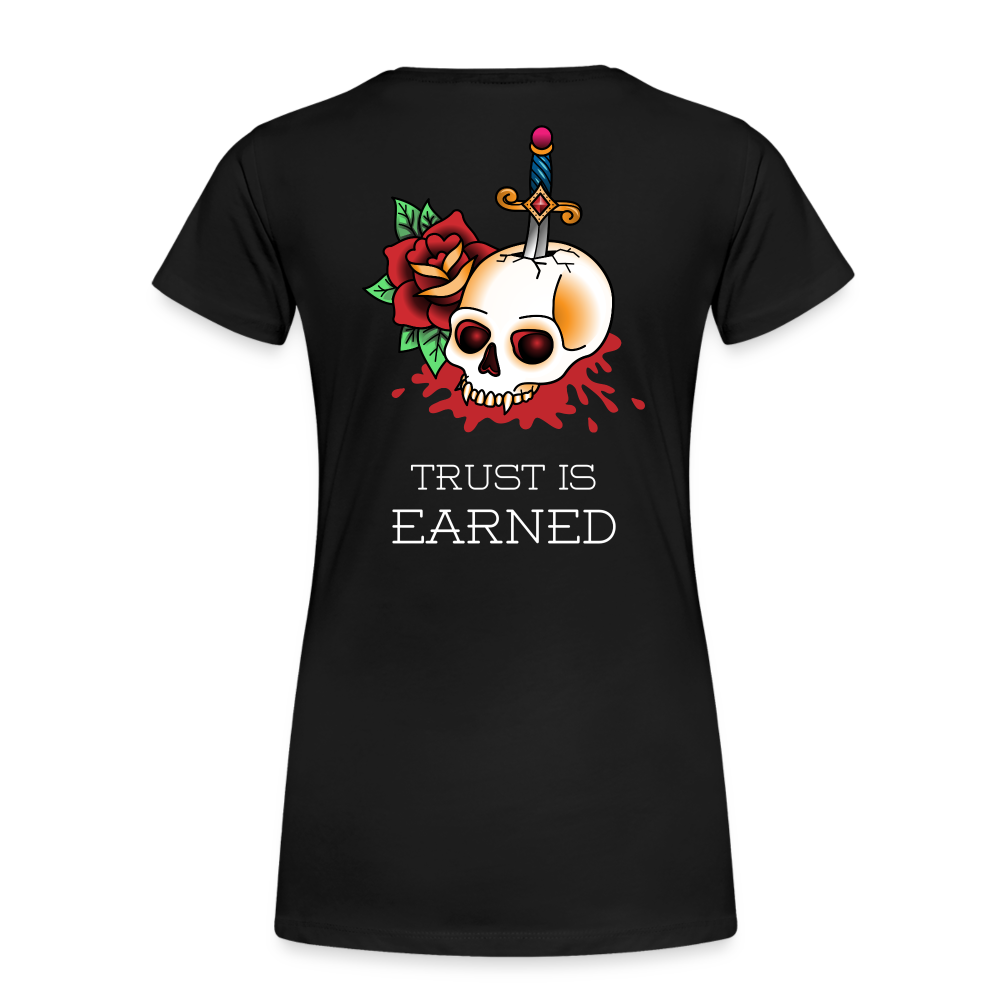 Trust is Earned Women’s Tee - black