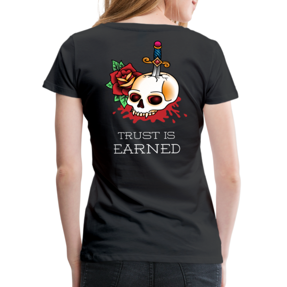 Trust is Earned Women’s Tee - black