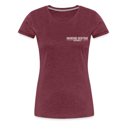 Trust is Earned Women’s Tee - heather burgundy