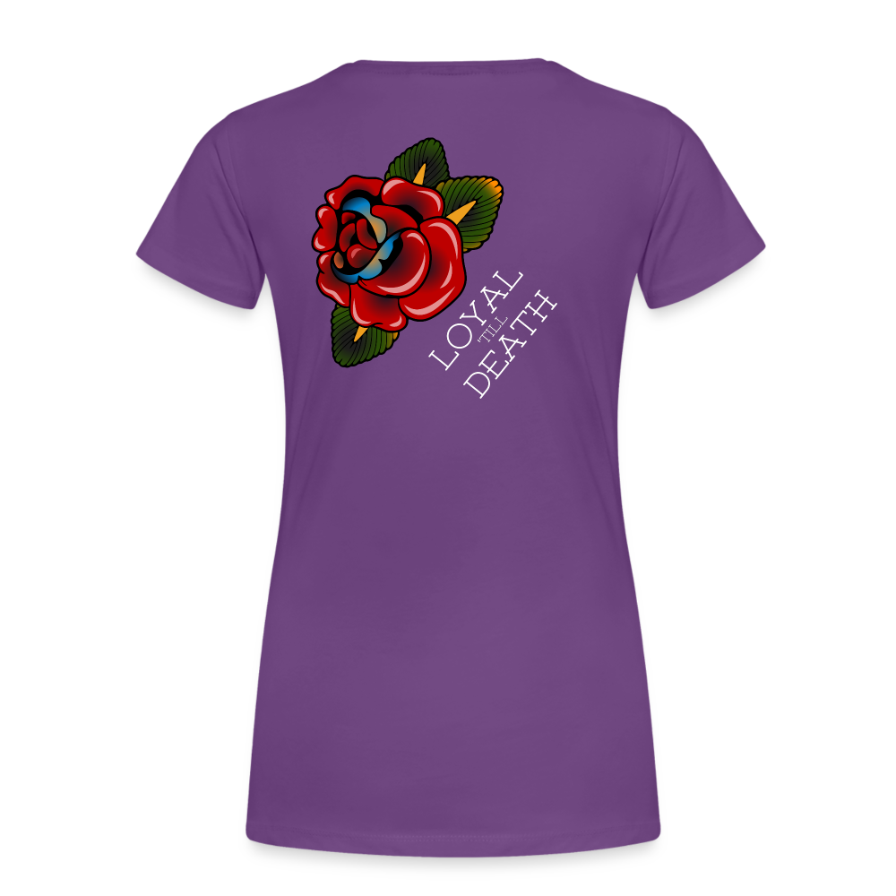 Loyal 'Till Death Women’s Tee - purple