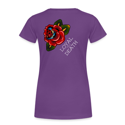 Loyal 'Till Death Women’s Tee - purple