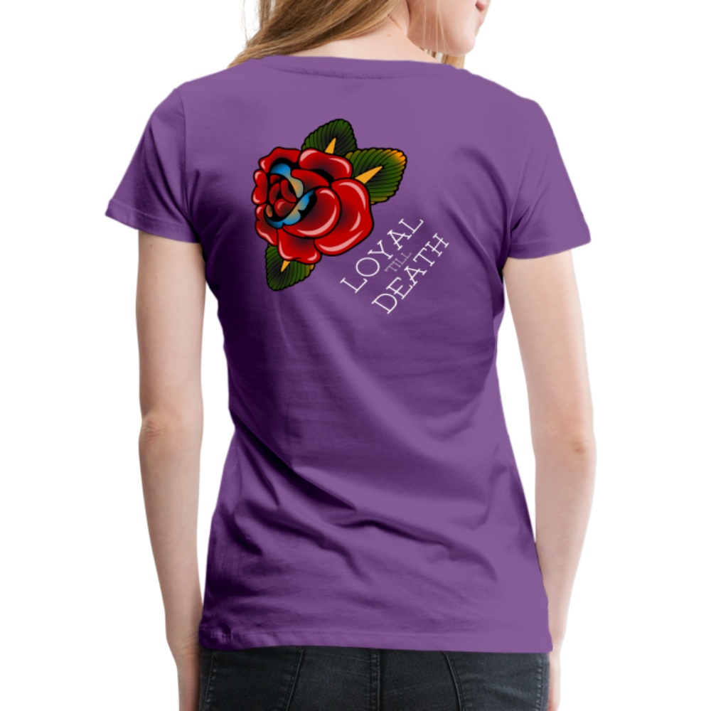 Loyal 'Till Death Women’s Tee - purple