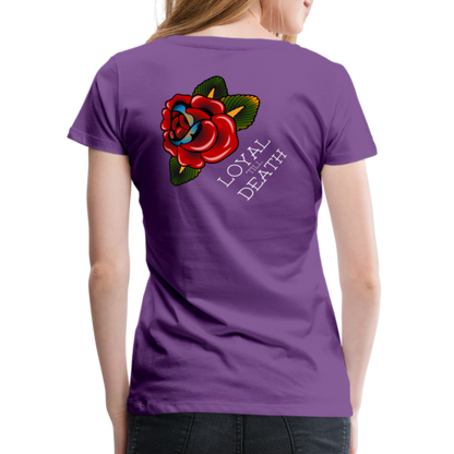 Loyal 'Till Death Women’s Tee - purple