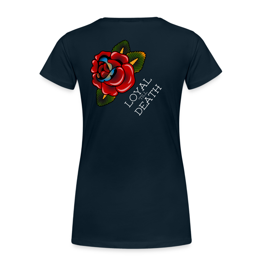 Loyal 'Till Death Women’s Tee - deep navy