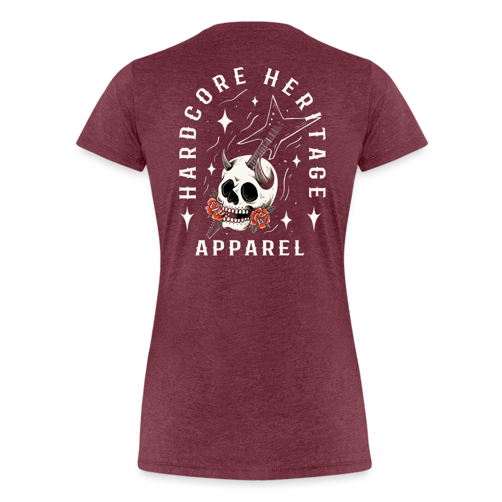 Hair Band Women’s Tee - heather burgundy