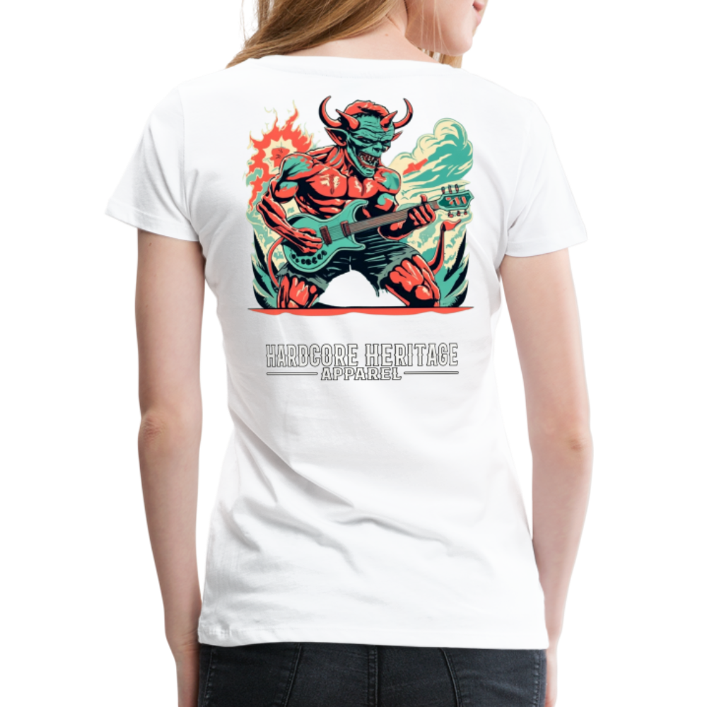 Rock Devil Women’s Tee - white