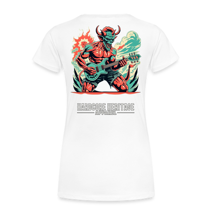 Rock Devil Women’s Tee - white