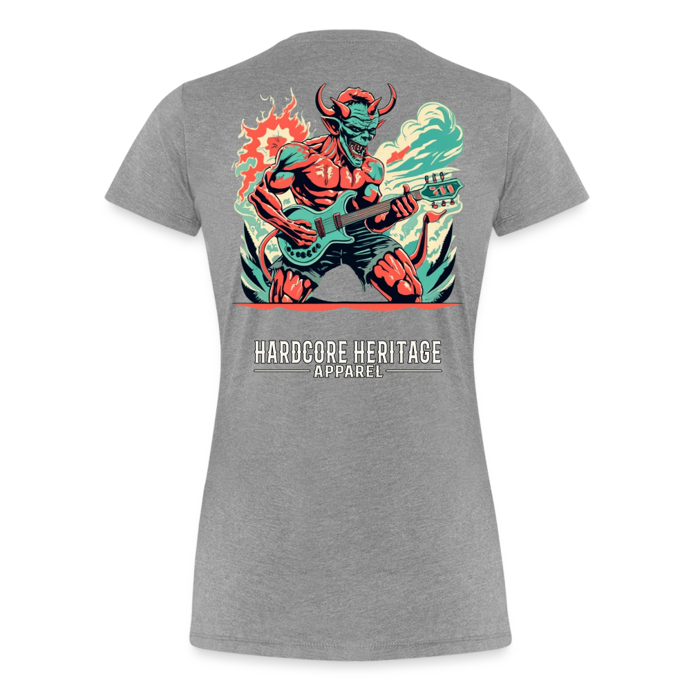 Rock Devil Women’s Tee - heather gray