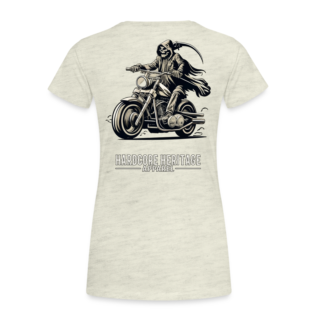 Reaper MC Women’s Tee - heather oatmeal