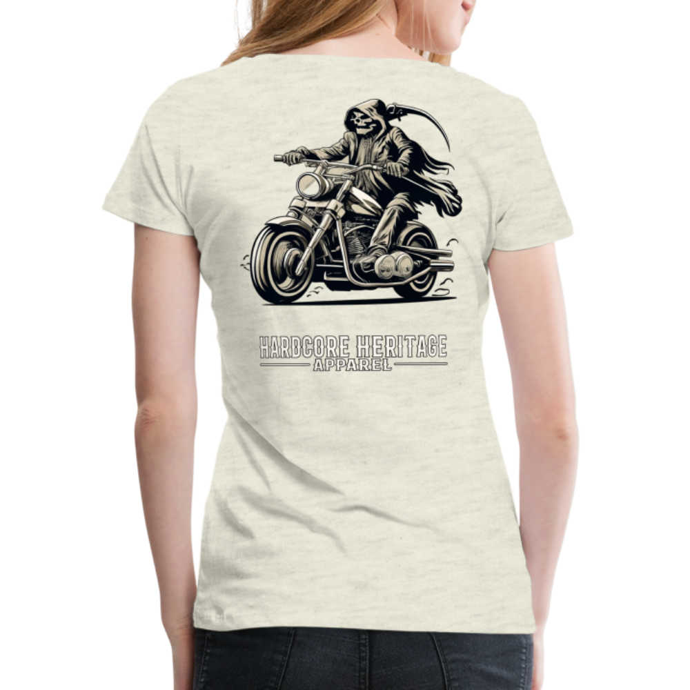 Reaper MC Women’s Tee - heather oatmeal