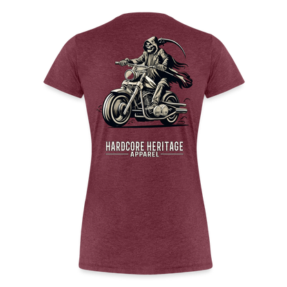 Reaper MC Women’s Tee - heather burgundy