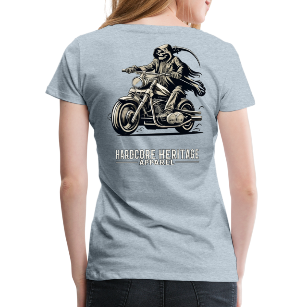 Reaper MC Women’s Tee - heather ice blue