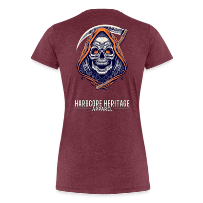 Messenger of Death Women’s Tee - heather burgundy