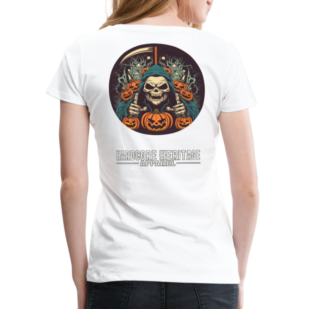 Jack-O-Reaper Women’s Tee - white