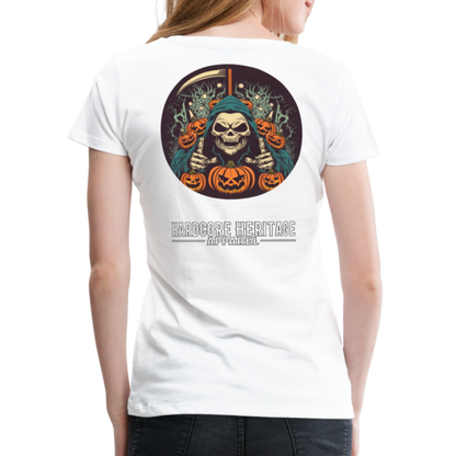 Jack-O-Reaper Women’s Tee - white