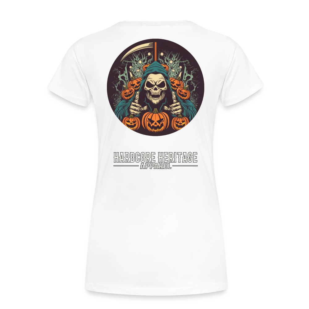 Jack-O-Reaper Women’s Tee - white