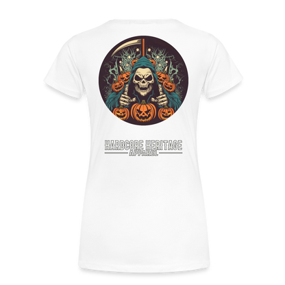 Jack-O-Reaper Women’s Tee - white