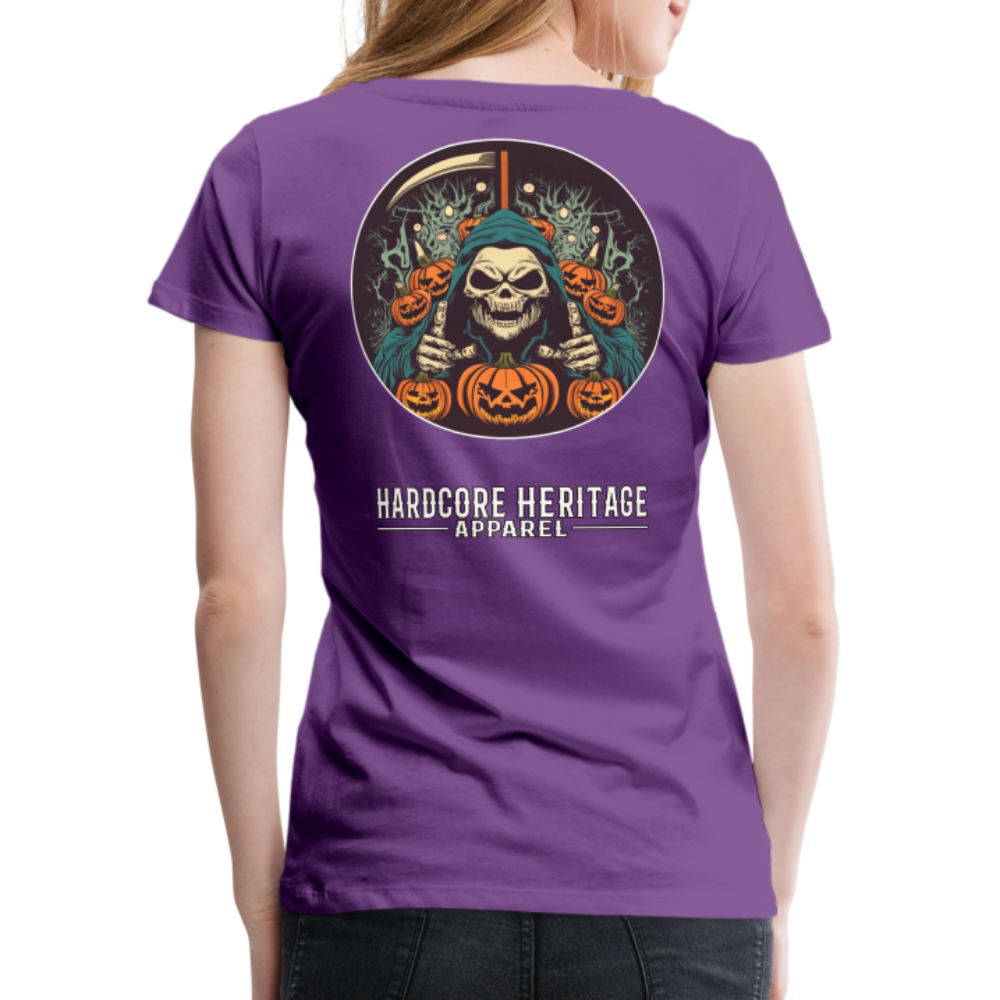 Jack-O-Reaper Women’s Tee - purple