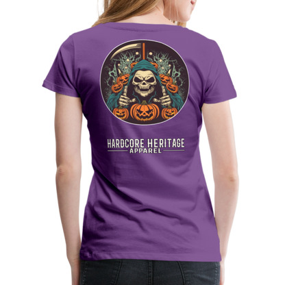 Jack-O-Reaper Women’s Tee - purple